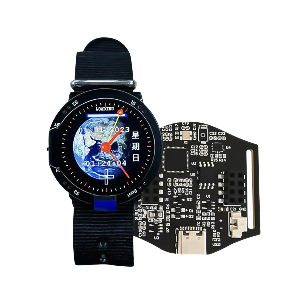 

1.28-Inch Round Watch RP2040 Programmable Development Board Wearable Smartwatch With TFT Display DIY Kit