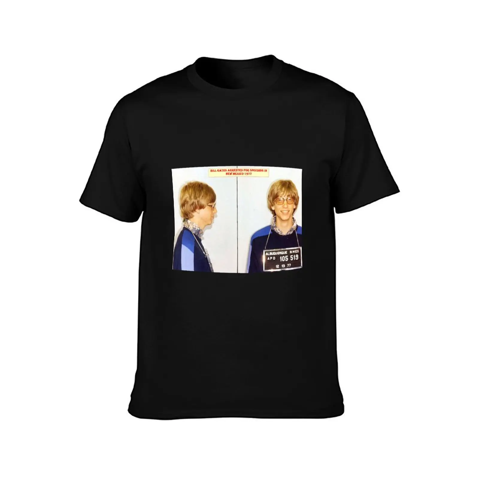 Mug shot of Bill Gates T-Shirt Halloween Theme T-Shirt