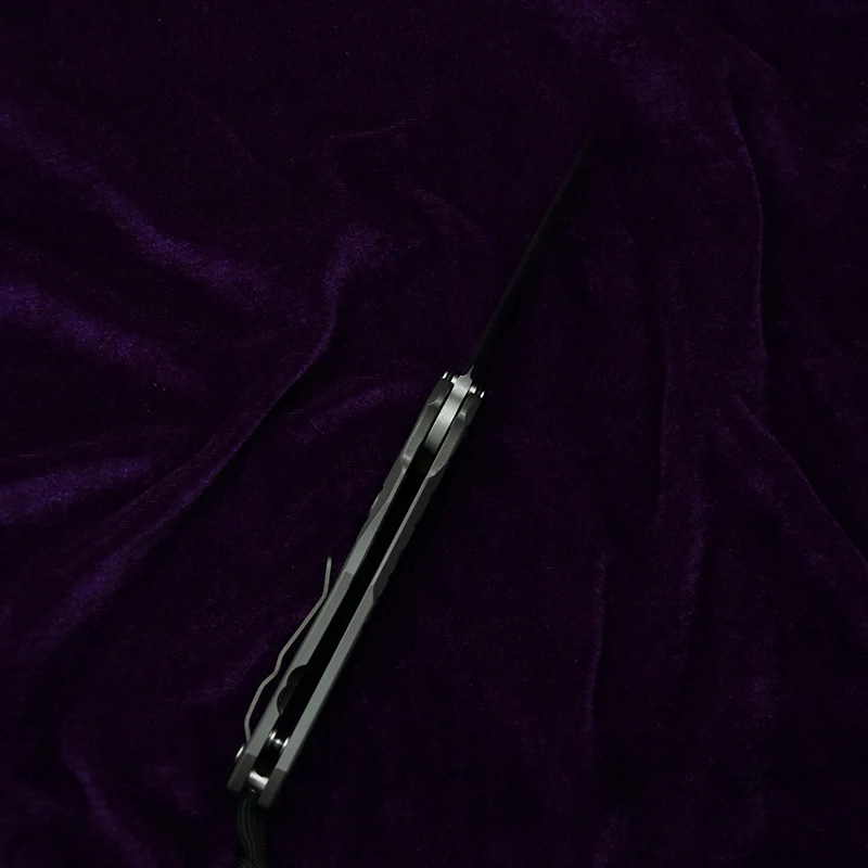 سكين مطبخ جديد من LEMIFSHE طراز Umnumzaan S35vn TC4 مصنوع من التيتانيوم قابل للطي مصنوع من الخضار والفاكهة ومزود بجيب للتخييم والصيد EDC
