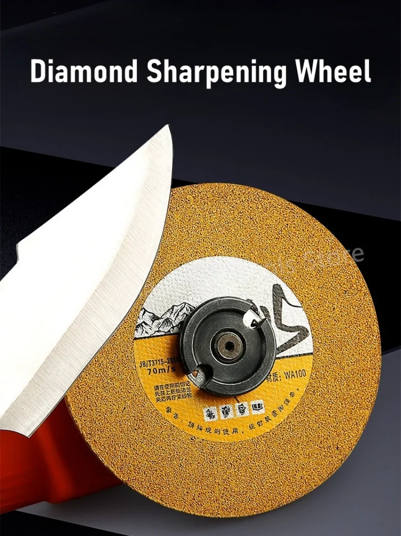 3 Stück 100mm Diamant-Schleifscheiben 500/100/200 Körnung Schleifscheibe Schleifscheibe Winkelschleifscheibe Schleifräder – Detail 1