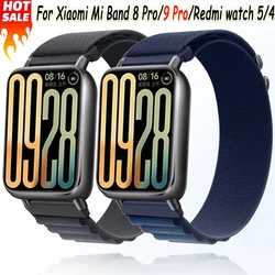 Alpine Nylon Strap for Redmi Watch 4/5/6 Comfortable breathable accessories wristband Xiaomi Mi Band 8 Pro/9 Pro bracelet correa