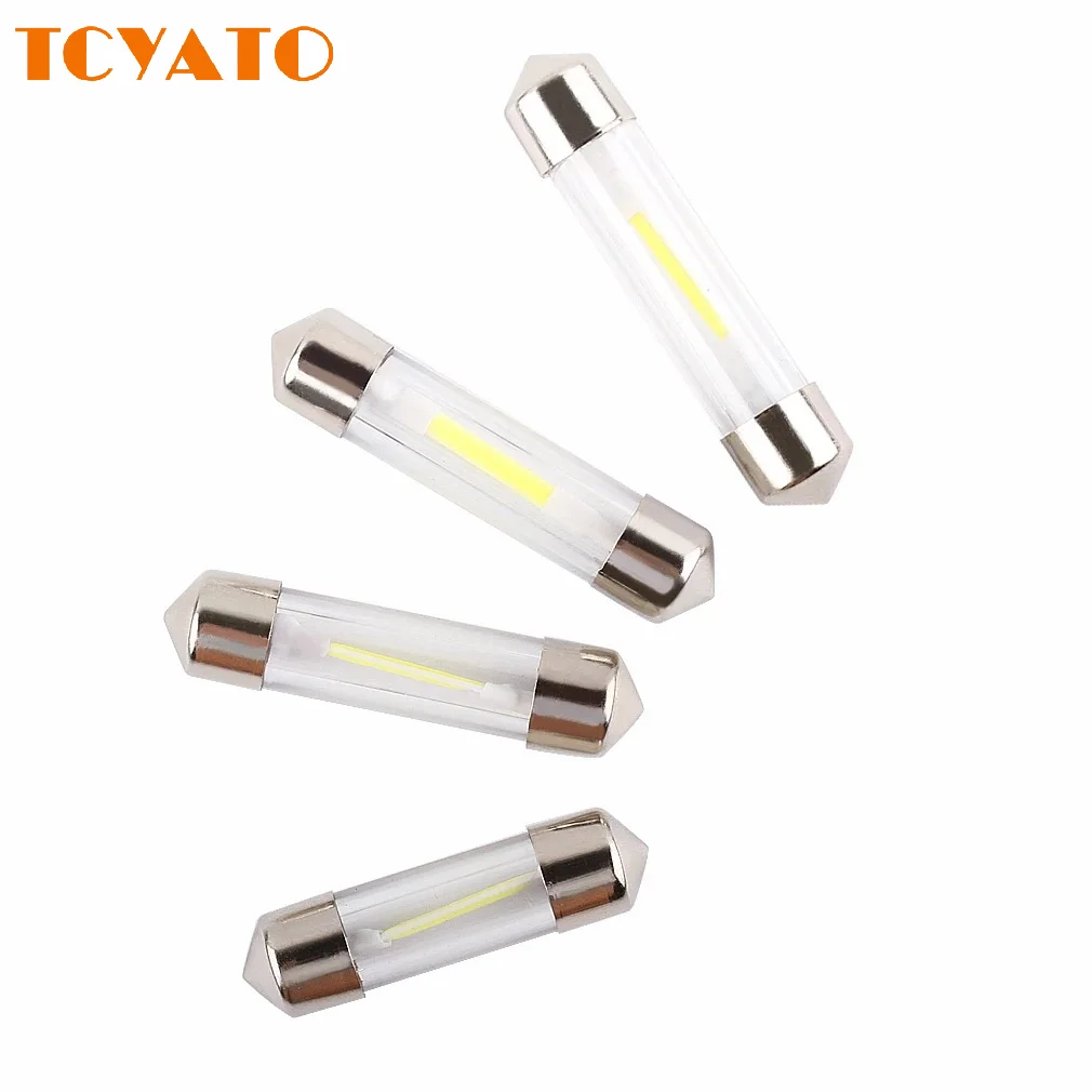 

TCYATO led car lights, double-pointed reading lights, 31/36/39/41mm filament double-pointed tubes, double-pointed license plate