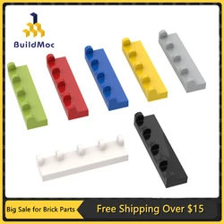 10Pcs MOC Parts 4625 Hinge Tile 1 x 4 Compatible Bricks DIY Assmble Building Blocks Particle Kid Puzzle Brain Toy Gift