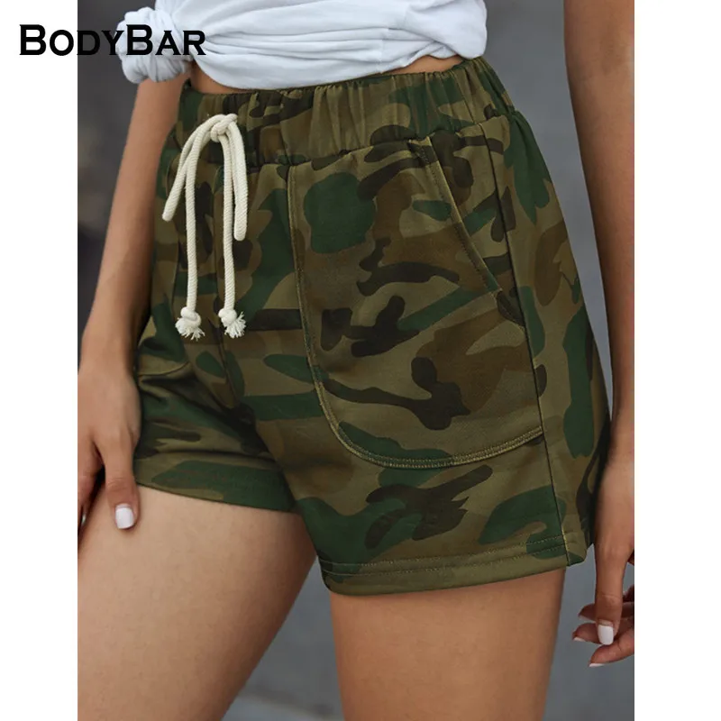 

2021 Running Shorts Female Joggers Summer Shorts High Waist Boardshorts Pocket Gym Shorts Beach Female Casual Drawstring Pant XL