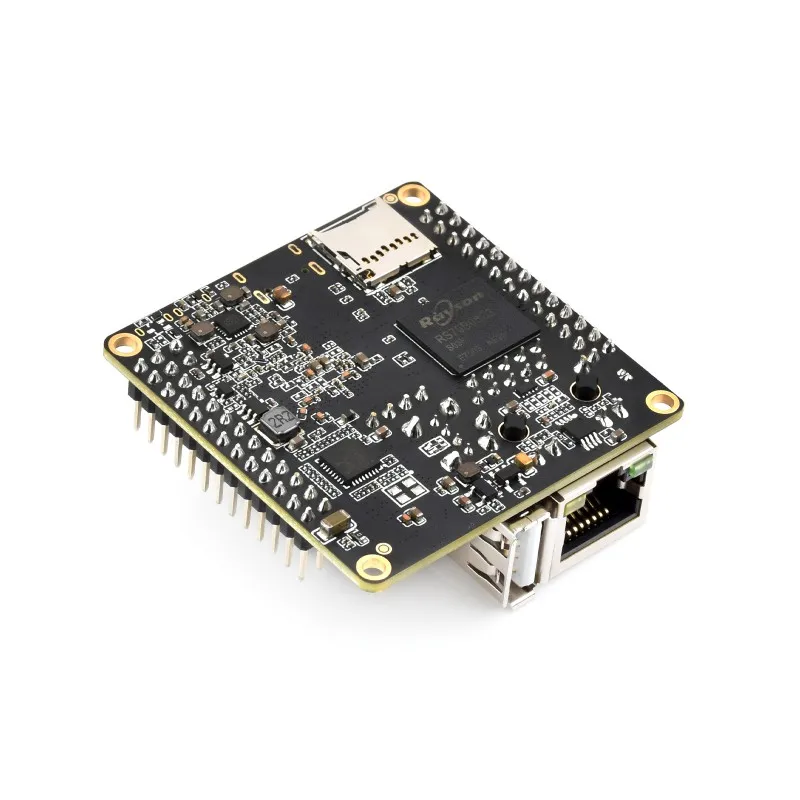 لوحة تطوير Luckfox Nova Micro، استنادًا على Rockchip RK3308B، و8 جيجابايت eMMC، وترميز الصوت المتكامل عالي الأداء