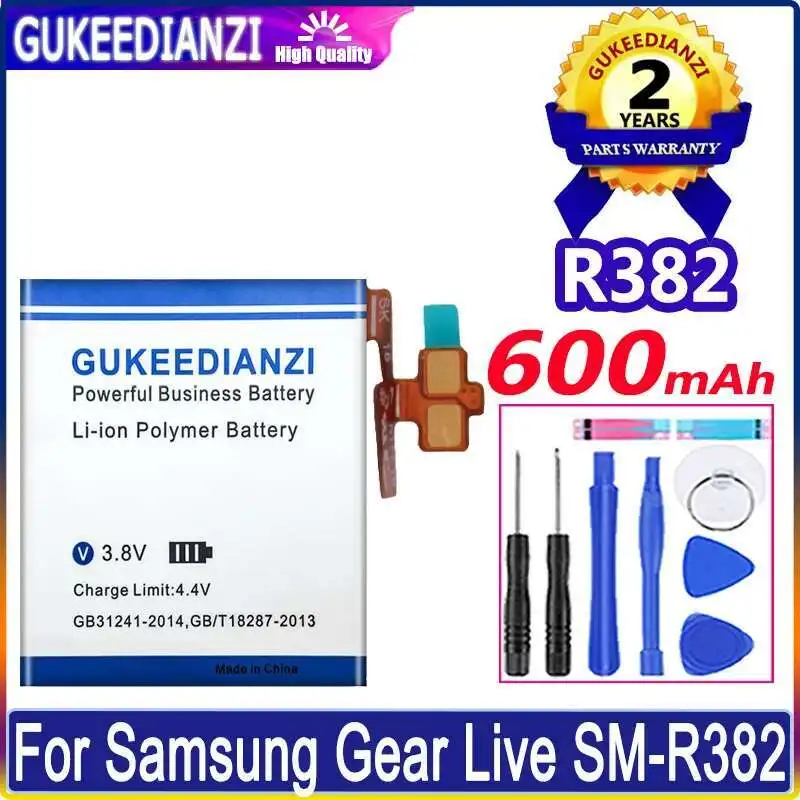 

Reliable Power 600Mah Watch Battery R382 EB-BR382ABE Lightweight For Samsung Gear Live SM-R382