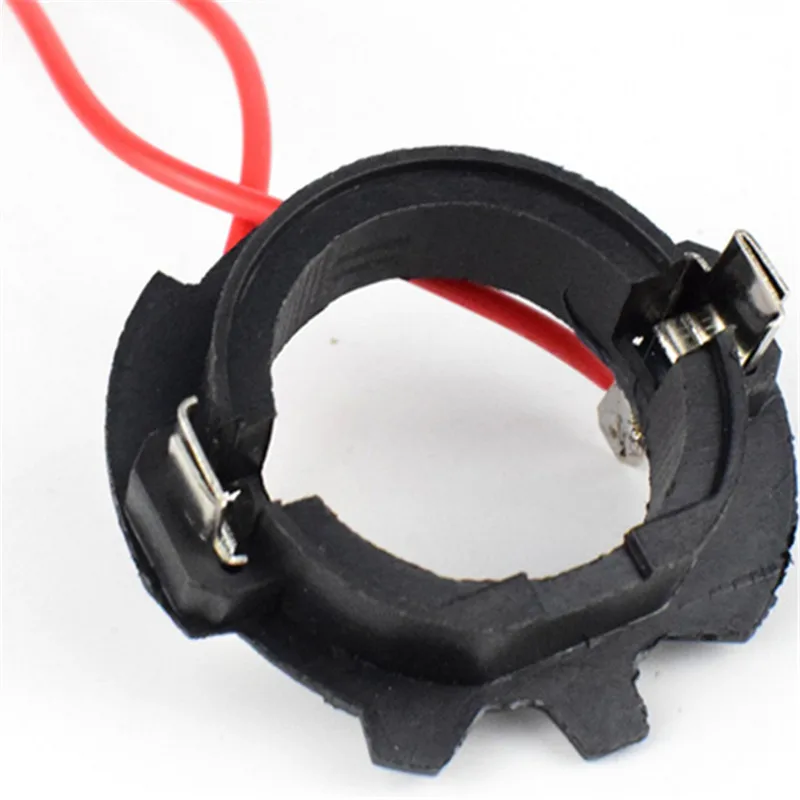Bulb Base Adapters Pair of H7 LED Headlight Bulb Base Adapters Plastic Lamp Retainer Holders