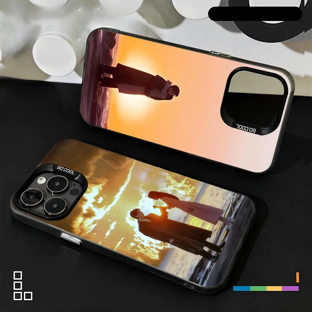 Чехол для телефона с узором Obeys Me Demon Brothers, матовый цвет, серебристый цвет для iPhone 15, 16, 14, 13, 12, 11 Pro Max Plus XS X, противоударный, жесткий C