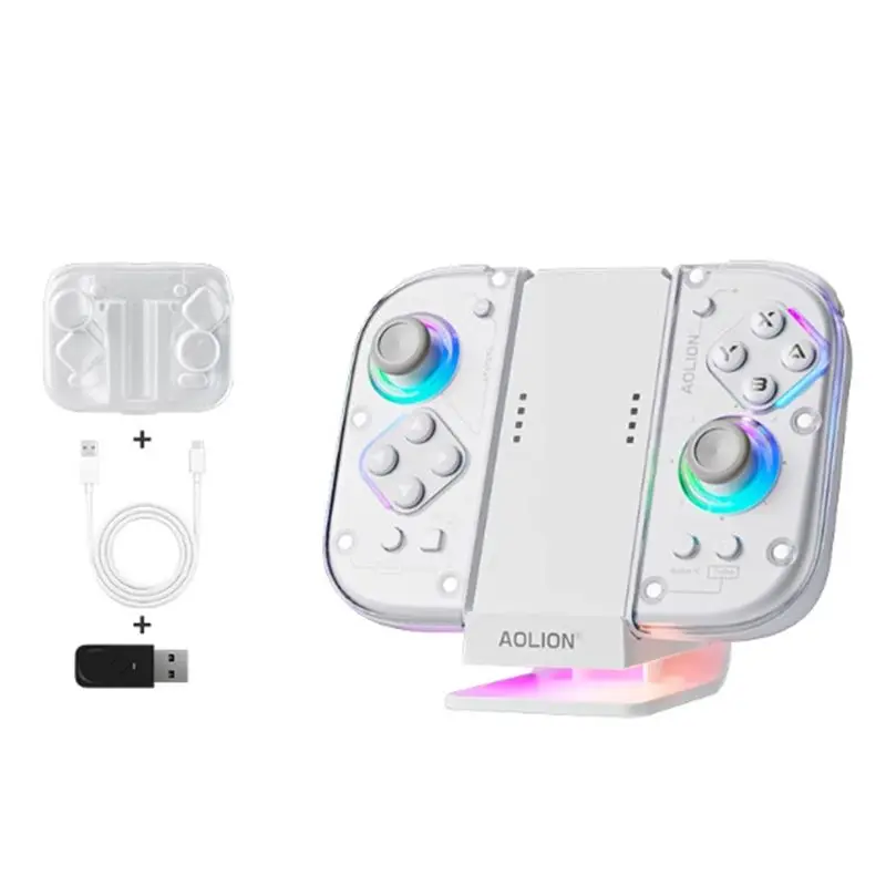 aolion-joypad-per-switch-lite-oled-con-luce-rgb-gamepad-bt-52-controller-di-gioco-per-pc-android-ios-controller-l-r