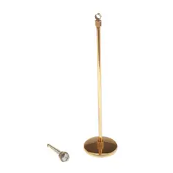 1/6 Adjustable Microphone Model House Accessories Mini Music Room Golden