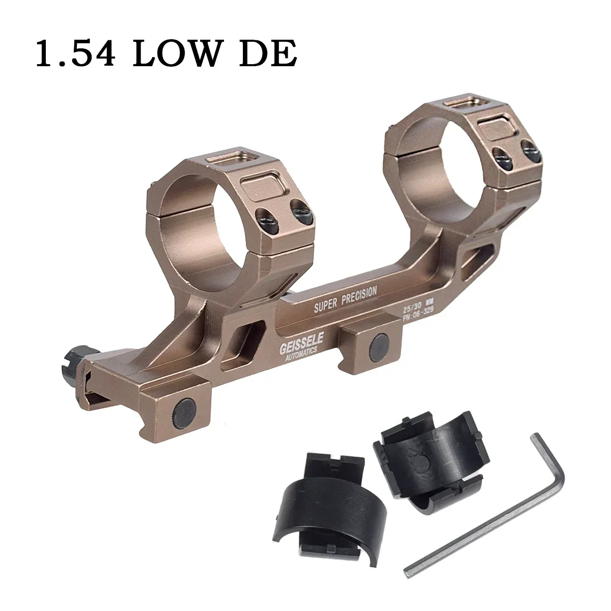 LAMBUL Taktische GE Automatics M4 M16 Ar15 gewehr Optic Scope Mount 25,4mm/30mm QD Ringe Optische Wasserwaage für 20mm Picatinny Schiene 5