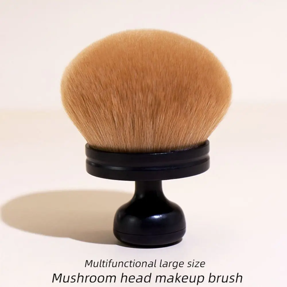 Decorative Ergonomic Extra Large Body Makeup Brush Mushroom Fashion Wide-Headed Kabuki Brush Single Gold Nail Powder Brush Face