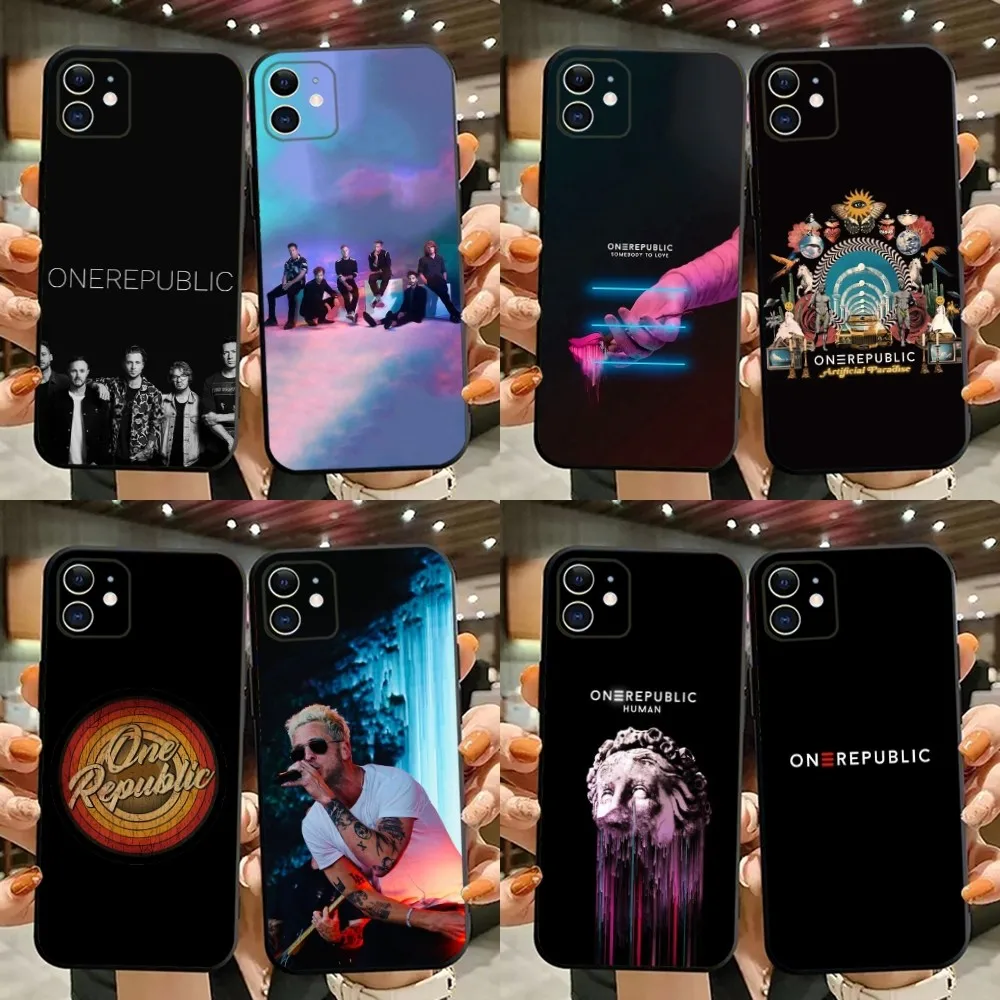 Band OneRepublic Phone Case For iPhone 15,14,13,12,11,Plus,Pro Max,XS,X,XR,SE,Mini,8,7 Soft Silicone Black Cover