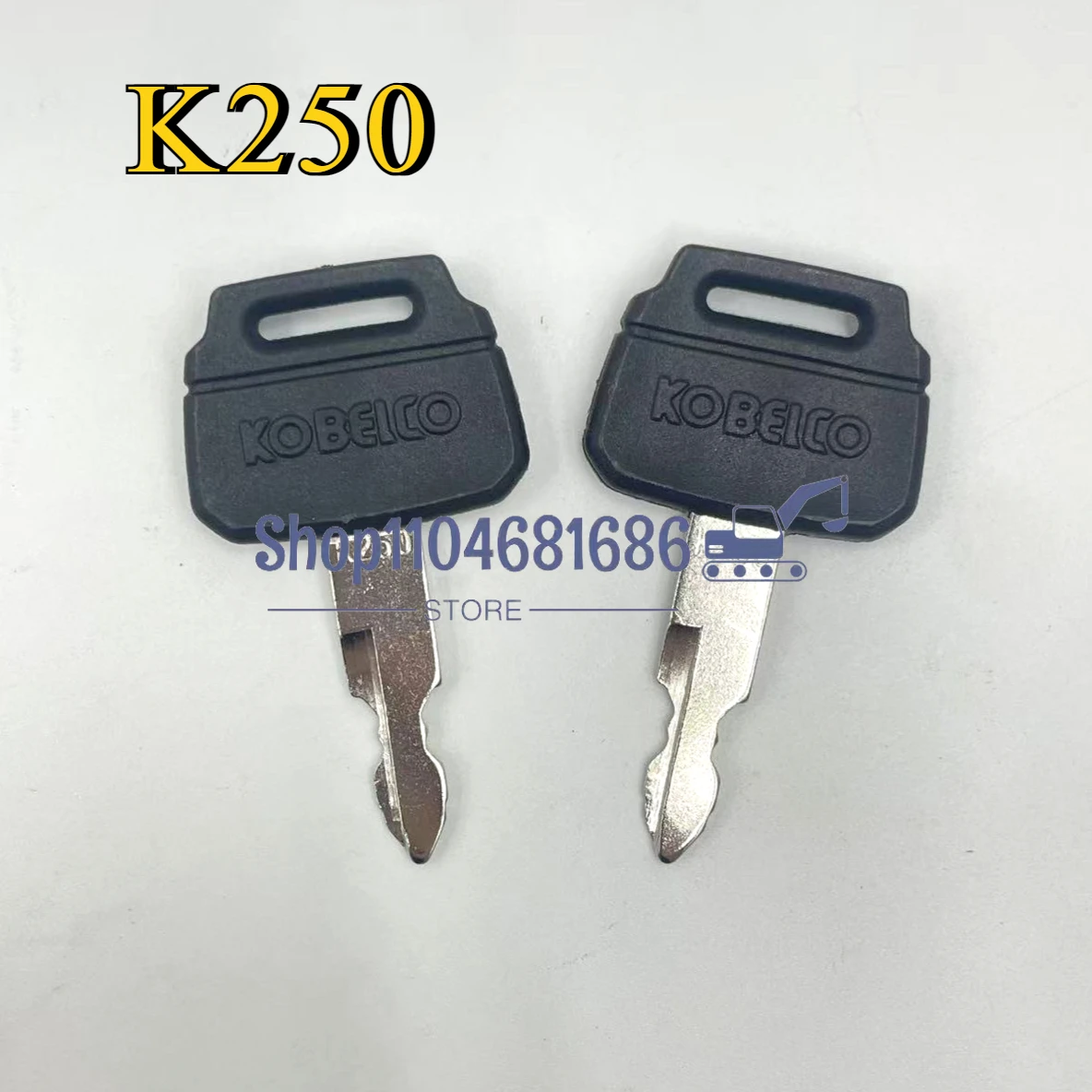 1/2/5/10pcs Side Door Key Ignition Start Key K250 for Kobelco Excavator SK60 SK130 SK200 SK260 SK350