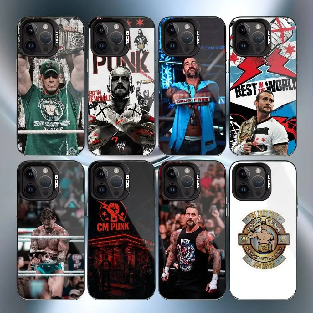 

J-John C-Cena Wrestler Phone Case For iPhone17,16,15,14,13,12,11 Plus,Pro Max Black Candy Matte Shockproof Cover