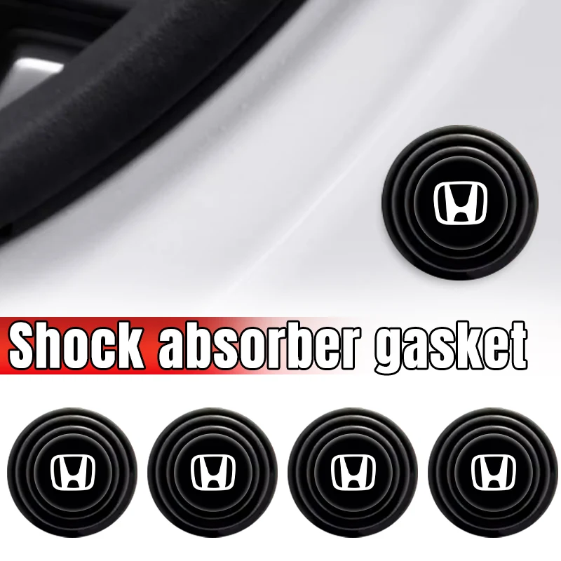 10pcs Car Door Anti-shock Silicone Pad Universal For Honda Fit Jazz GK5 Civic Type-R CRV Pilot Accord Insight Spirior City HRV