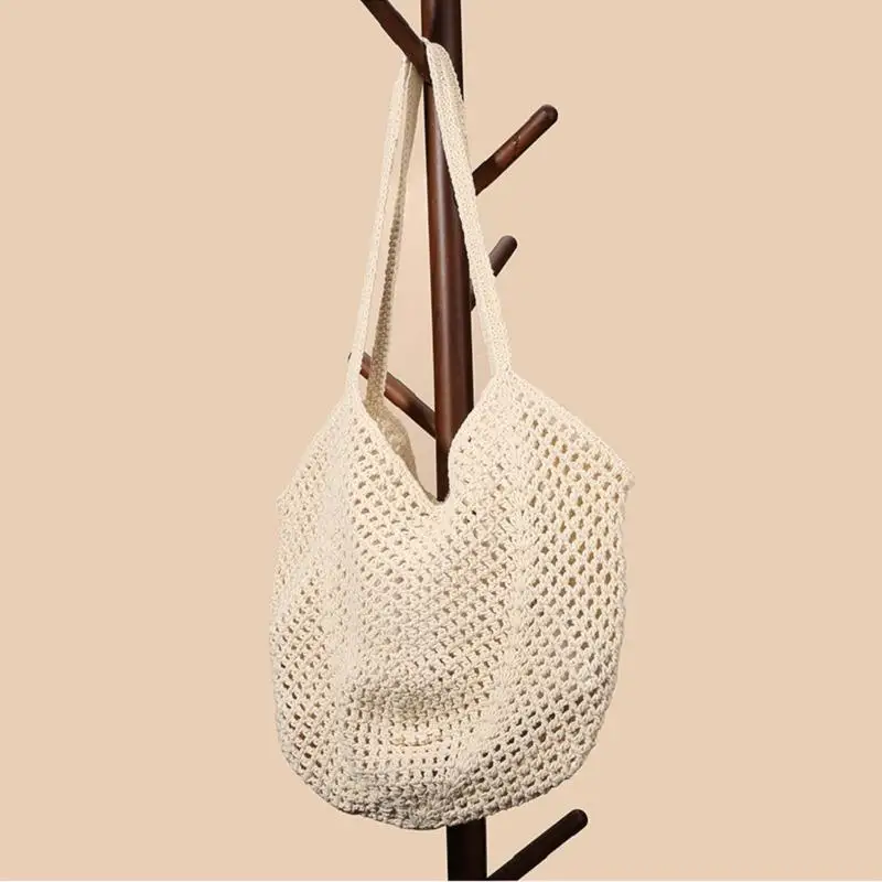 

GOYN женские тканые сумки-тоут для отдыха большой вместимости, роскошный дизайн, ажурная пляжная сумка, женская сумка, летняя тканая дорожная сумка