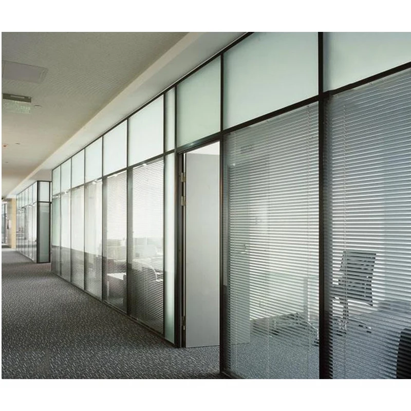 OEM Design Aluminum Frame Office Partitions For Glass Wall