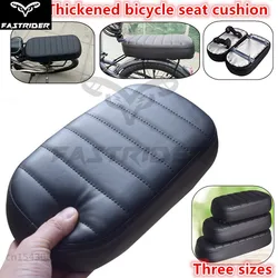 Bicycle Rear Seat Cushion MTB Passenger Seat Cushion Soft Thickened Sponge Widened Enlarged and Lengthened Universal 자전거 안장