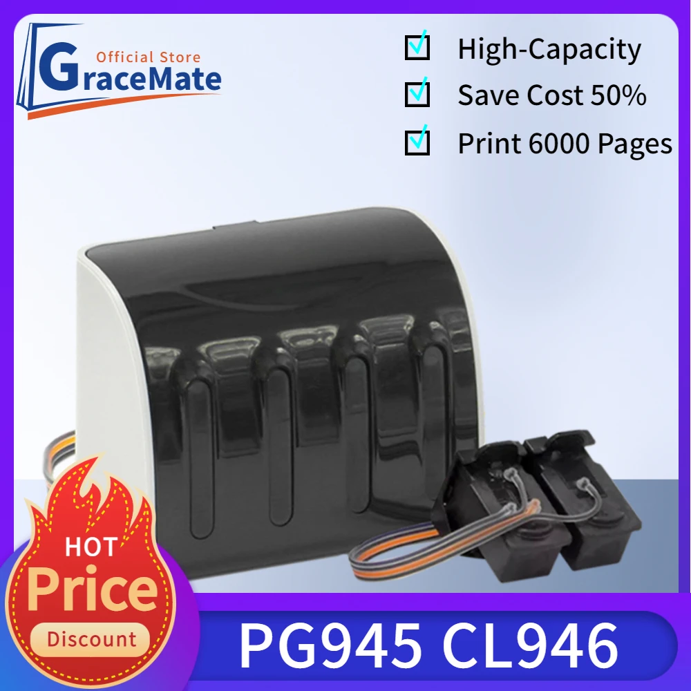 

PG945 CL946 Remanufactured Ink Cartridge Replacement PG-945 CL-946 ciss ink tank kit for Canon PIXMA MG3250 MG4150 MG4250 MX395