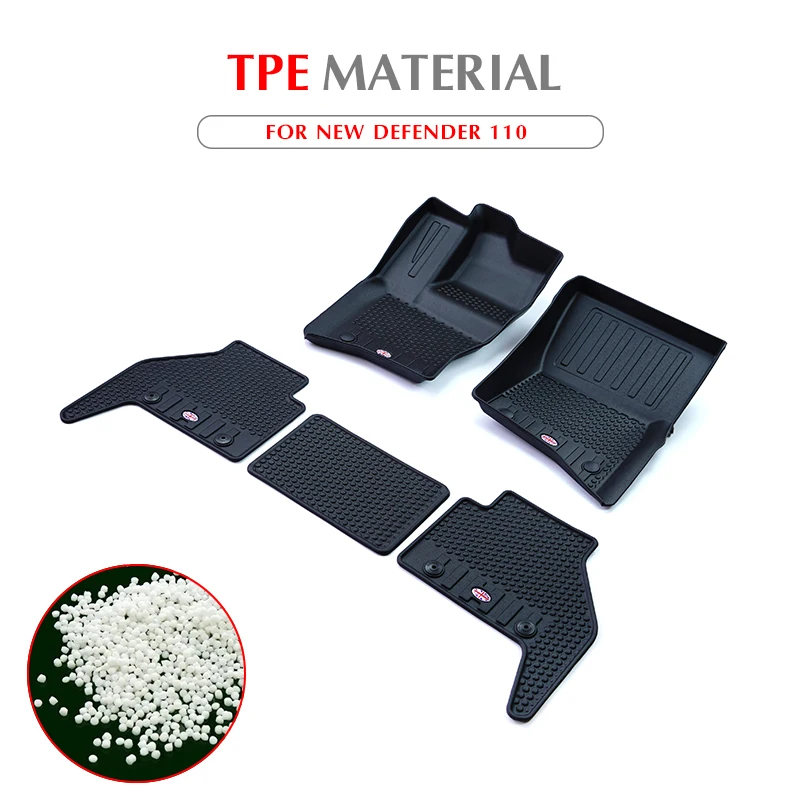 

Auto Floor Mats New Defender 110 LHD I663 TPE Car Floor Mat Car Cargo Mat Floor Car forLand Rover