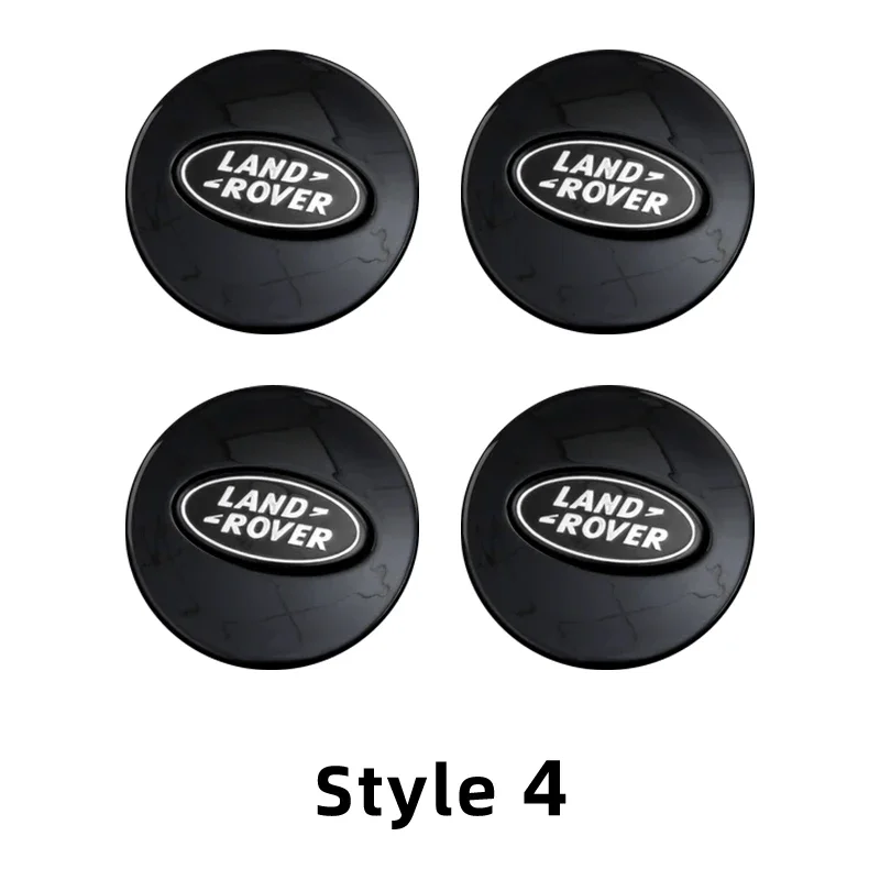 4pcs 62mm Wheel Center Cap Logo Hub Cover Badge Emblem For Land Rover Range Rover Freelander Defender Sport Evoque 3 4 L319 L462