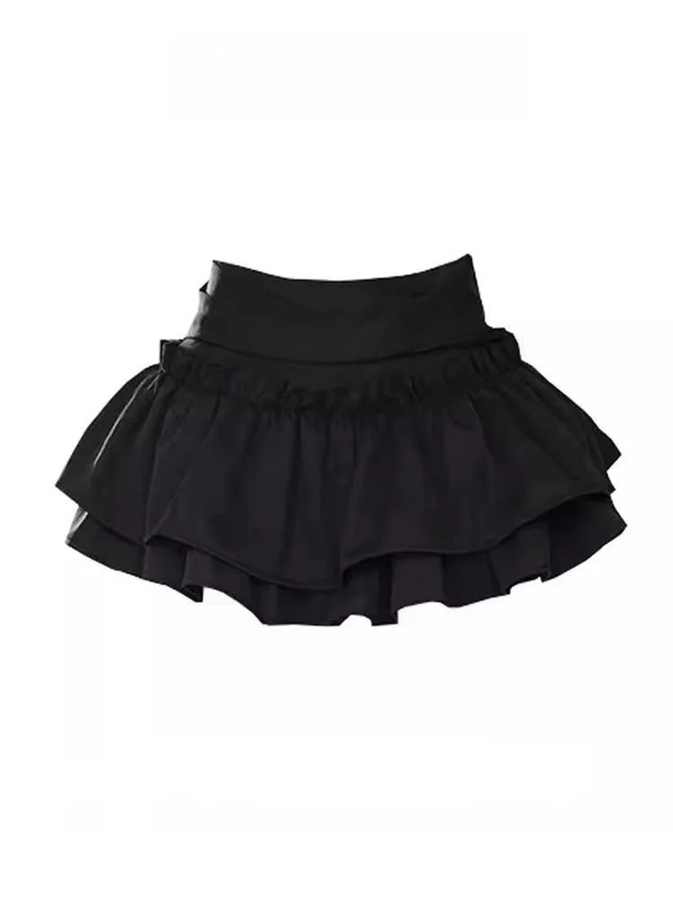 

Юбка-пышка Y2K в стиле Spicy Girl, женская весенняя балетная юбка-слойка, милая юбка-пышка средней длины с высокой талией