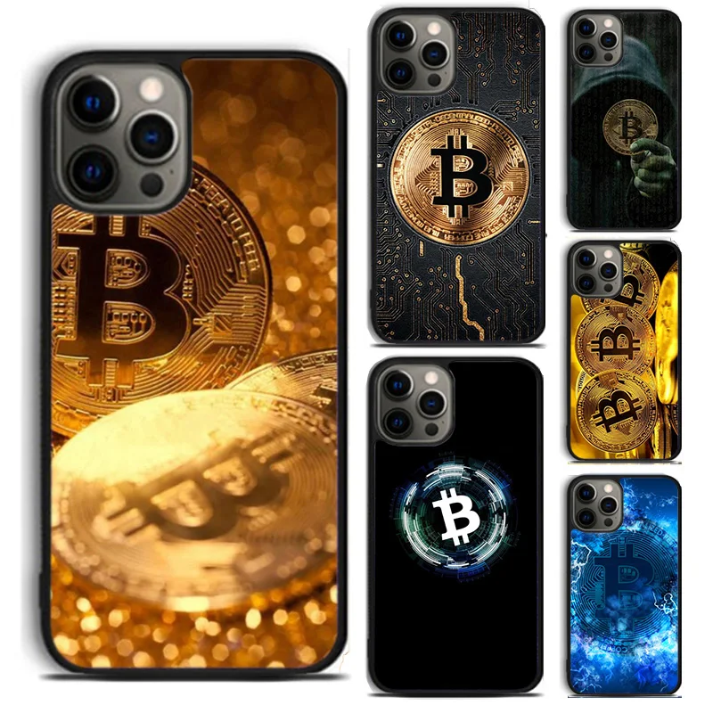 

Bitcoin BTC phone Case Cover For iPhone 16 15 14 Plus X XR XS apple 16 11 12 13 mini Pro Max coque