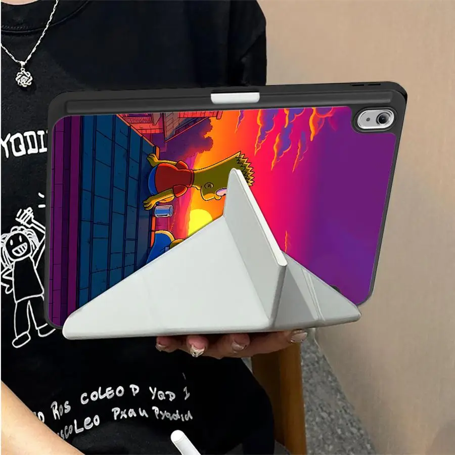 S-Simpsons Skull Tablet Case For Samsung For Galaxy Tab S9+ S7+ S8+ 12.4 inch S7 FE S8 S6 Lite 10.4 inch S9 FE A8 2022 S10 A11