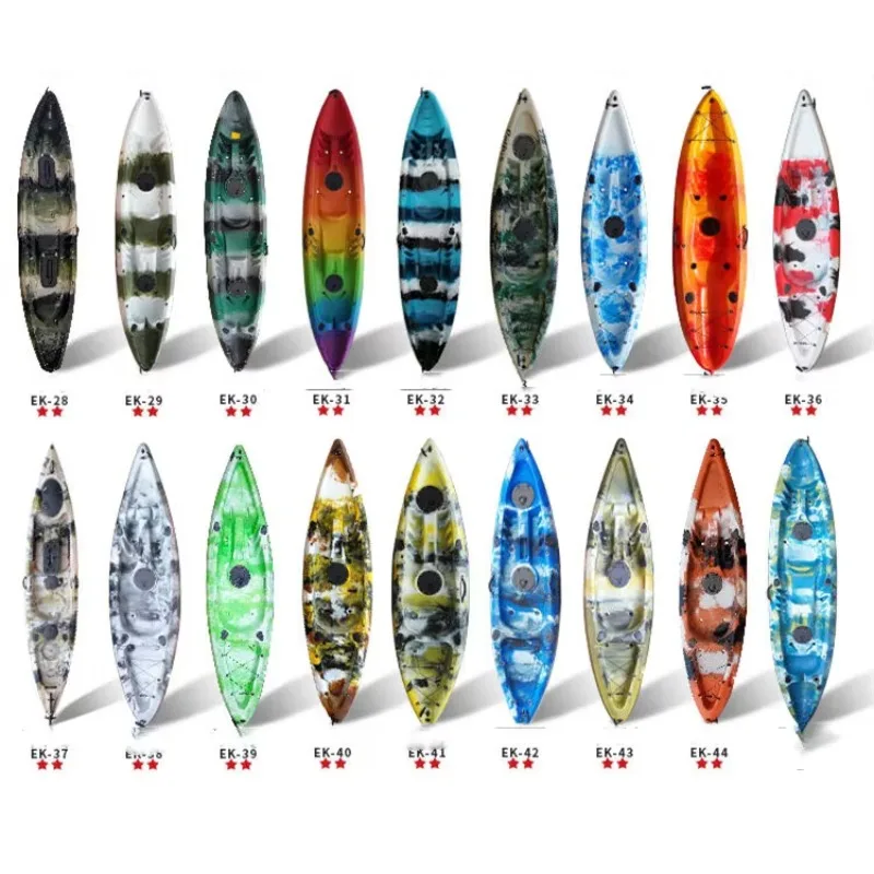 Single Inflatable Sea Kayak, Professional Fishing Boat with Paddles 2025