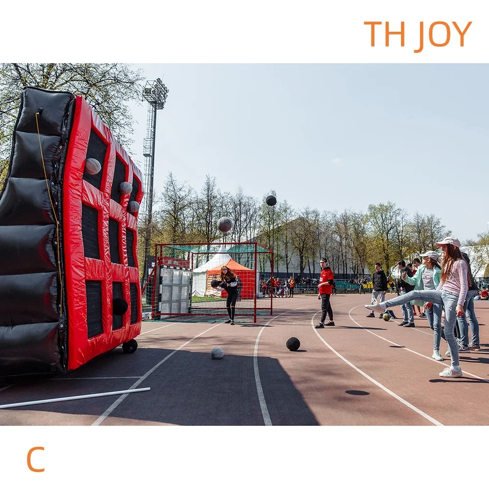 2026 new design inflatable soccer dart games throwing soccer sticky balls sport games for kids adults