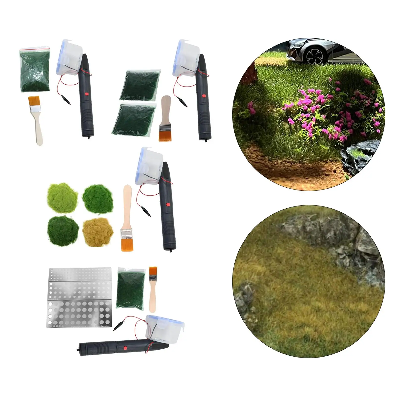 handheld Grass Planter Flocking Machine Electrostatic Flocking Machine for Scene Layout Props