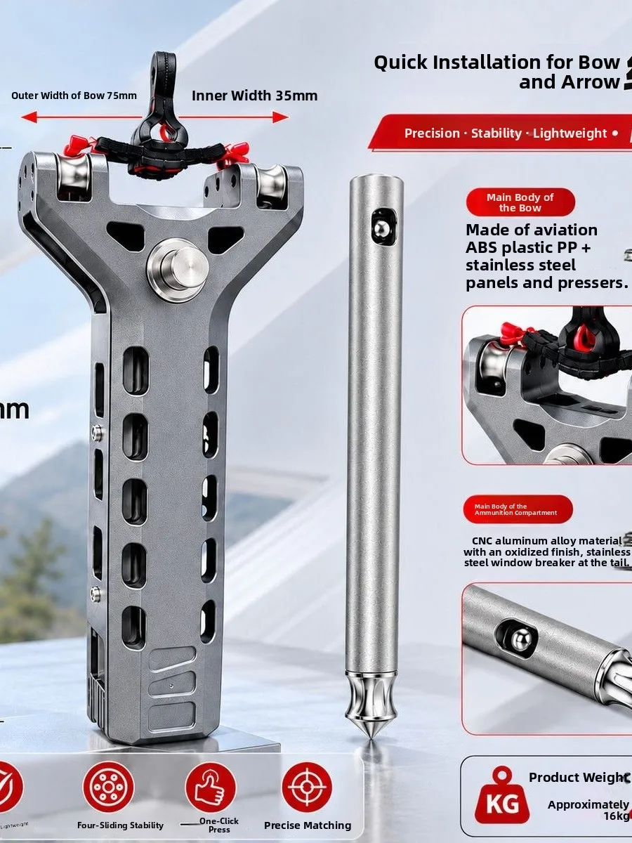arc-a-chargement-automatique-en-metal-cnc-en-alliage-d'aluminium-arc-robuste-pour-le-tir-de-precision-en-exterieur-arme-de-tir-avec-bande-de-caoutchouc