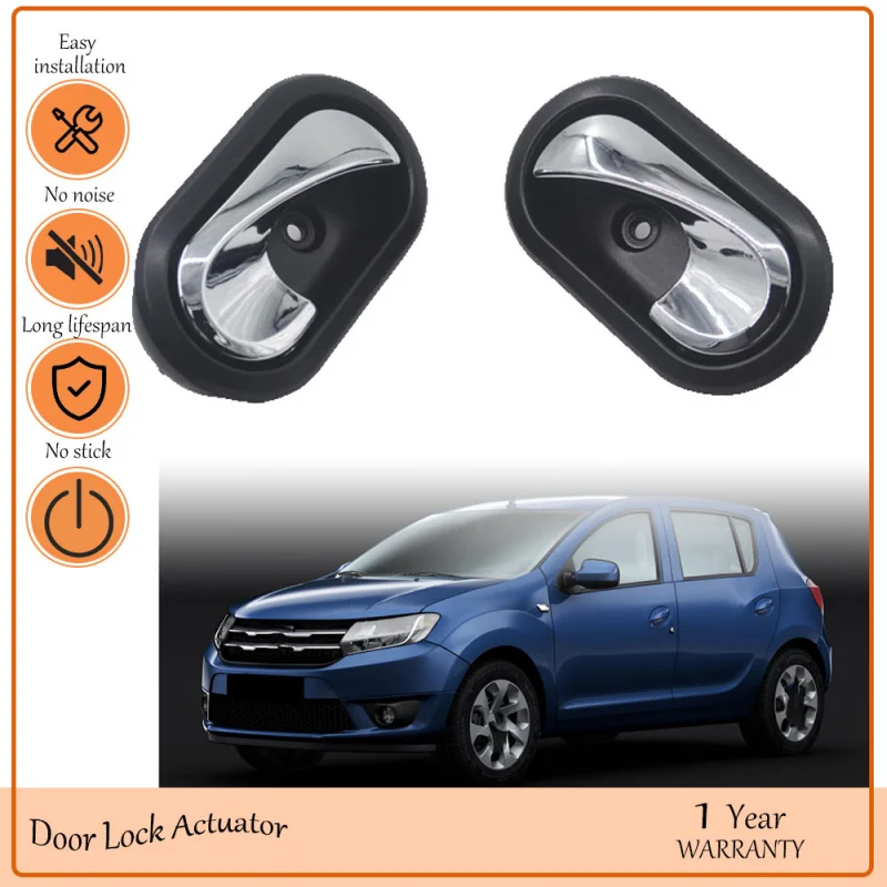 

2 Piece Car Handles Left Interior Door and Right for R-enault Logan Duster 2012-2016,oem8200733848,8200733847
