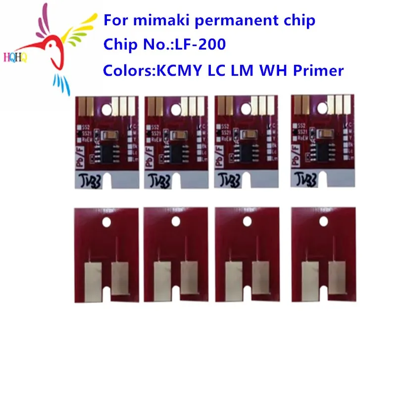 Imagem -02 - para Mimaki Ujv160 Printer Lf200 Long Time Chip Uso Compatível Permanente para Cartucho de Tinta Recarregável Transparente Vazio