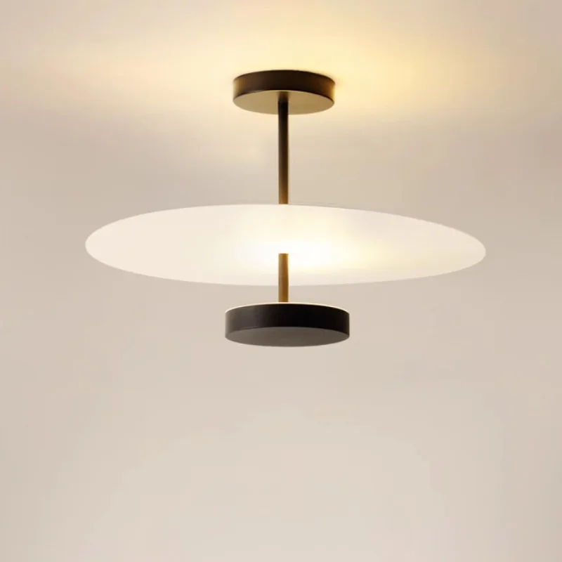 

Morden Nordic Minimalist LED Ceiling Hanging Creative Circular Dish Lamp Living Room Bedroom Hotel Restaurant Home Decoration