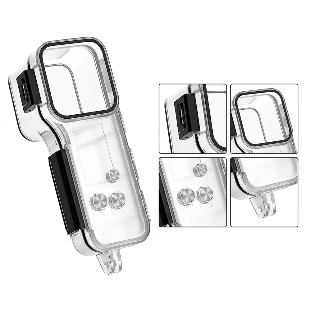 50m Waterproof Case Diving Housing Protective Shell For DJI For OSMO Pocket 4 Action Camera Underwater Photography Sports Part