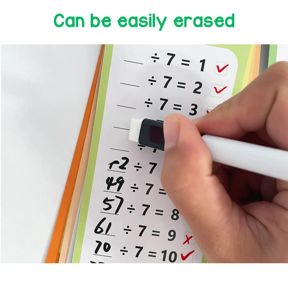 15 pçs 1-12 cartões de mesa de matemática auto verificação ferramenta de aprendizagem de matemática auxiliares de ensino matical crianças brinquedo educativo