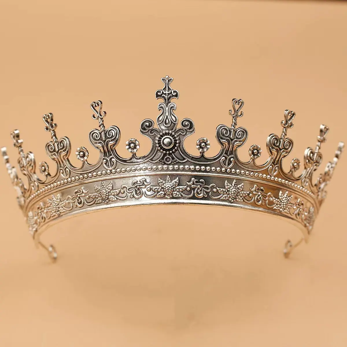 Luxurious King\'S Crown Unisex Bar Mitzvah Crown Suitable Partie Banquet Photography Men Women\'S Fashion Jewelry Hair Accessories