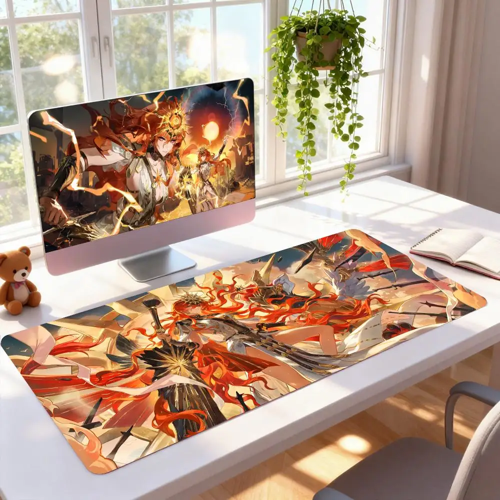 

Wuthering Waves Augusta Mouse Pad Rubber Computer Laptop Official Game Super Colored Print Aesthetic Pretty Fashion Luxury Mat