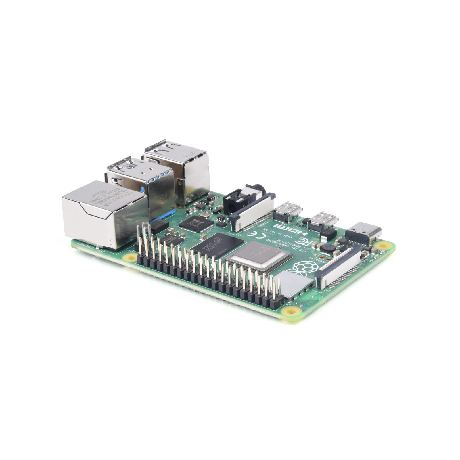 Kit de carte de développement Raspberry Pi 4 modèle B, Original, RAM 2G 4G 8G 4 cœurs CPU 1.5Ghz 2.4G & 5G WiFi Bluetooth 5.0 avec accessoire K