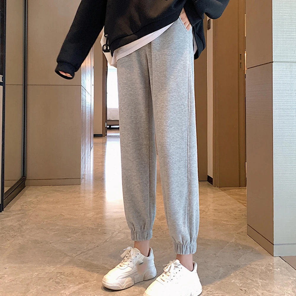 

Повседневные спортивные брюки 2XL для прогулок, базовый стиль, на все сезоны, из смеси полиэстера и спандекса