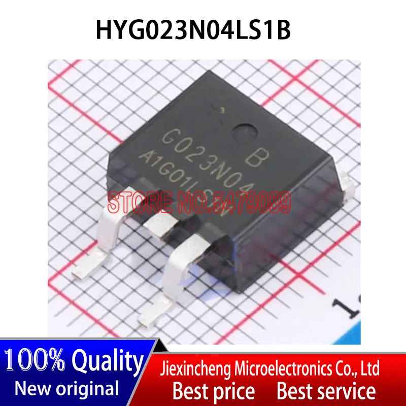 MOSFET-novo e original, HYG023N04LS1B 023N04 HYG023N04B, 40V/170A TO-263, 10 PCes
