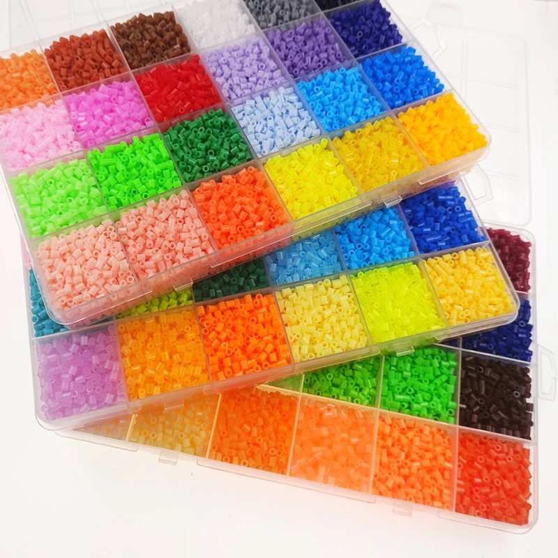 2.6mm Fuse BeadsThermal mosaic European plug iron Kit Melting Bead Toy Pixel Art Puzzle DIY 3D Crafts Making Ironing Beads