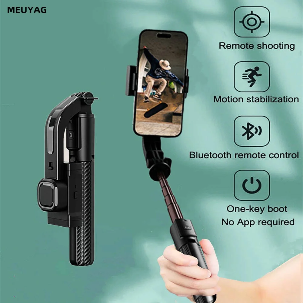 

MEUYAG Bluetooth палка для селфи ручной стабилизатор подвеса мобильный телефон регулируемый штатив из алюминиевого сплава для смартфона Live