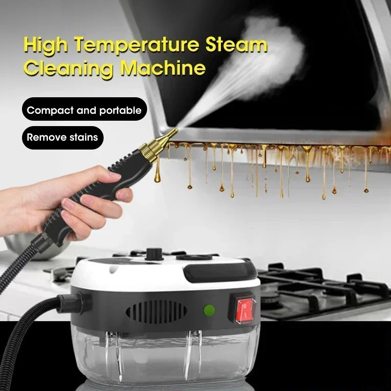 Steam Cleaner High Temperature Sterilization Air Conditioning Kitchen Hood Home /Car Steaming Cleaner US Plug /EU Plug 2500W