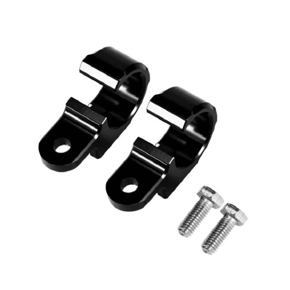 Front Brake Line Hose Clamp for Motorcycles CNC Construction Ensures Long Lasting Performance and Sporty Appearance