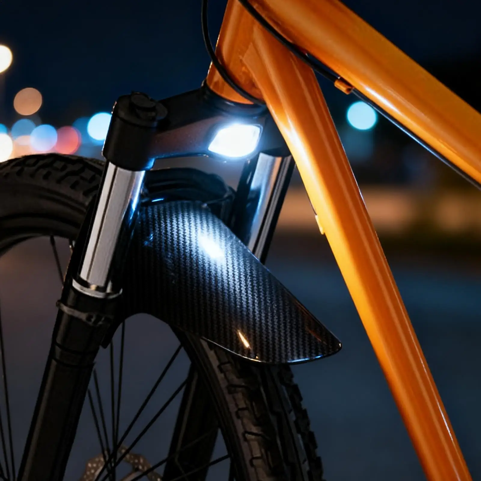 

Bike Guard Carbon Fiber Mud Protector Thickened Front And Rear Bike Splash Guard For Road Gravel Trail Outdoors Urban Racing