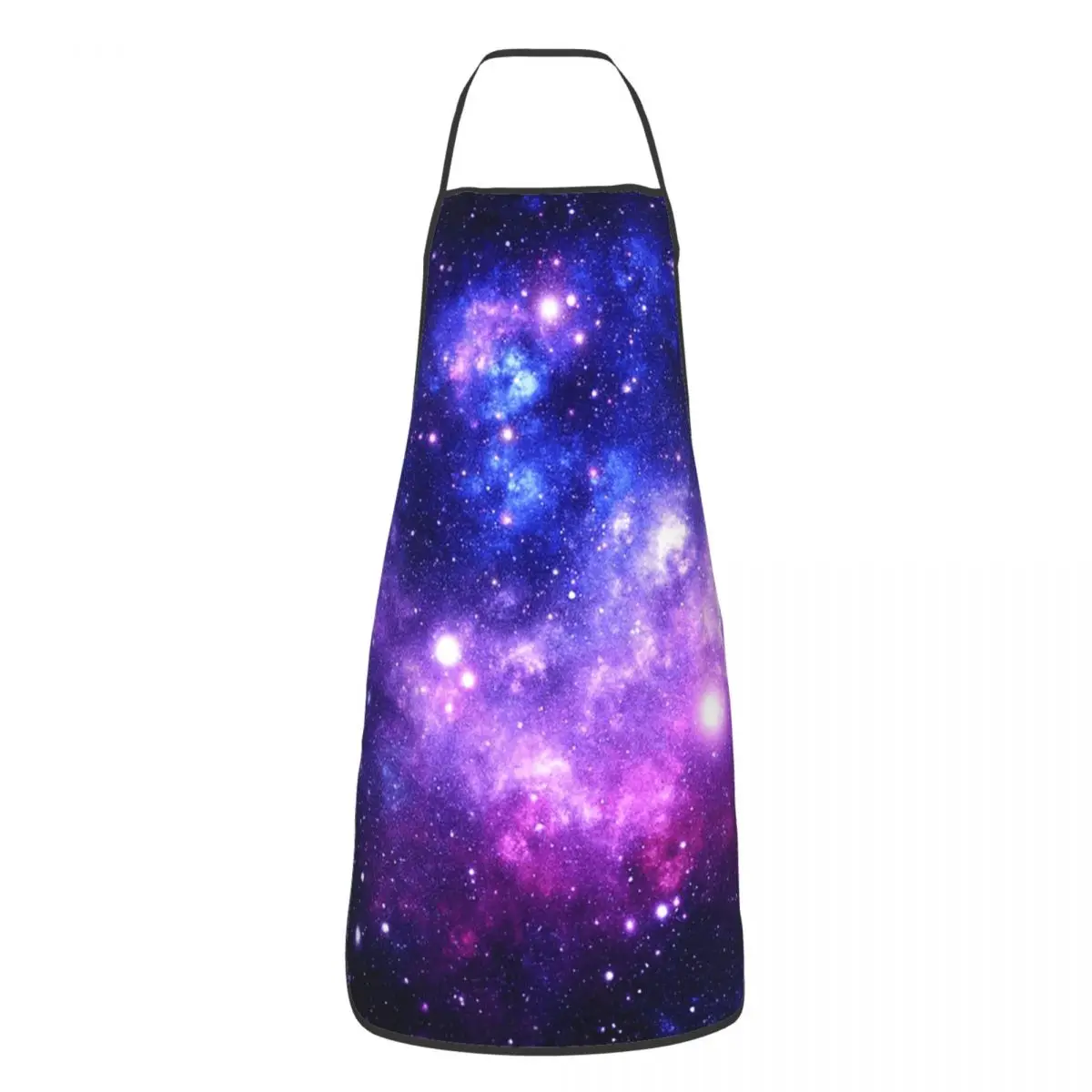 Purple Blue Galaxy Nebula Aprons Chef Cooking Tablier Sleeveless Bib Kitchen Cleaning Pinafore for Women Men Painting