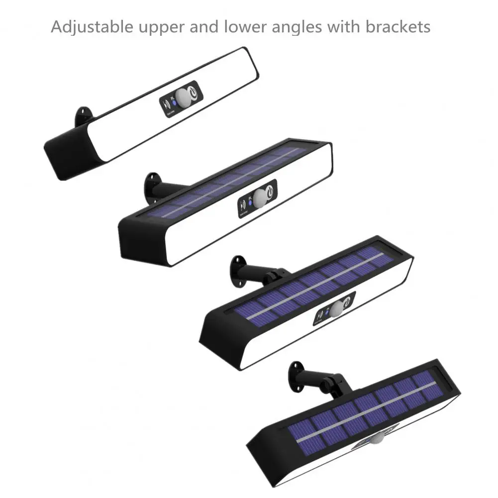 Impermeável LED Solar Paisagem Lâmpada, Stair Clip Luz, Indução Humana, Pendurado na parede, Casa, Ao ar livre, Jardim